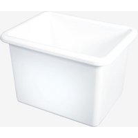 Bac rectangulaire renforcé emboîtable GILAC; 55 l, 55.5x43x38 cm (LxlxH); blanc