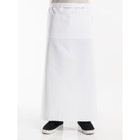 Tablier Chef White l100 - l100 cm Chaud Devant; 100x100 cm (Lxl); blanc