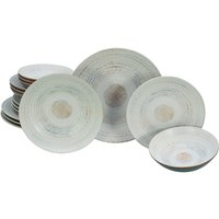 CreaTable Naples - Service d'assiettes 16 pièces; blanc ancien