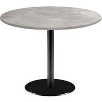 Table Rome XL ronde - décors pierres RestooTab; 75x120 cm (HxØ); gris clair; rond(e)