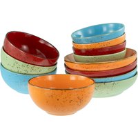 CreaTable Set bols 12 pièces ; multicolore