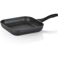 Padella angolare per grigliare Stella Nova in alluminio pressofuso kela; 28x28x6 cm (LxLxH); nero; rettangolare