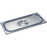Coperchio Gastronorm GDD, GN 1/3, con guarnizione B.PRO; Misura GN 1/3, 17.6x32.5 cm (LxL); grigio; quadrata