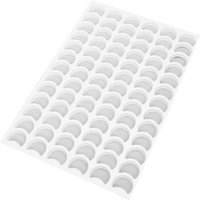 Schneider Tapis d'emporte-pièce demi-lune; 58x39x4.8 cm (LxlxØ); blanc