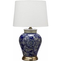 PR Home Pied de lampe Fang Hong; 58x35x58 cm (LxlxH); bleu
