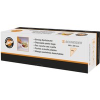 Poche à douille pâtissière jetable Schneider; 59x28 cm (Lxl); orange; 100 pièce(s) / Lot