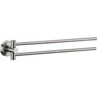 Porte-serviettes Marbea en inox 18/10 brossé kela; 43x7.5x6.5 cm (LxlxH); argenté