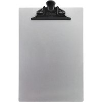 Portamenu A4 con clip in acciaio inox - Marrone Securit; 23x35 cm (LxH); grigio