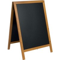 Stop trottoir Woody - Teck - Bois finition pin laqué - 55x85cm Securit; 54.5x85 cm (lxH); brun