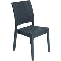 Chaise Porquerolles Florida Ligne CHR; 56x44x87 cm (lxPxH); gris