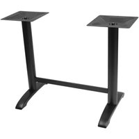 Pied de table double Détroit H 72 cm Ligne CHR; 54x72 cm (lxH); noir