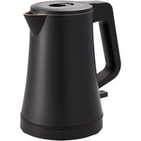 CORBY Bollitore per hotel a doppia parete da 0.6 litri; 600 ml, 14.3x21.3x19.5 cm (LxHxP); nero
