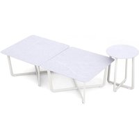 Set de 3 tables basses Fellow Barths; 180 cm (L); sable