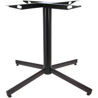 Pied de table Genève auto-ajustable H 72 cm Ligne CHR; 66x72 cm (lxH); noir