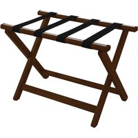 Portavaligie in legno York CORBY; 65.5x60x15 cm (LxHxL); marrone scuro