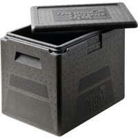 CONTENITORE ISOTERMICO EURONORM 1/2, 13 l Thermo Future Box; 25000 ml, 40x30x36 cm (LxLxH); nero