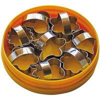 Schneider Set d'emporte-pièces décoratif Fleurs; 2 cm (H); inox