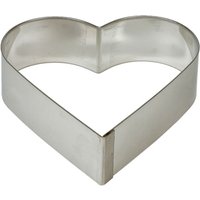 Schneider Anello per torte a forma di cuore; 5x22 cm (HxØ); argento