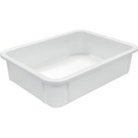 Schneider Contenitore impasto pizza; 7000 ml, 40x30x7.5 cm (LxLxH); bianco