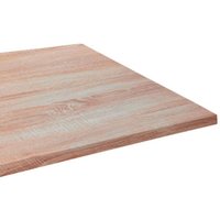 Plateau de table carré, décor bois RestooTab; 60x60 cm (Lxl); bouleau; carré(e)