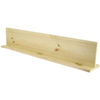 Venicia Reglette Support Bois Pin Vernis Transparent 74X11.5X15 Fsc Prolinea; 37x17x75 cm (lxHxP); beige; 6 pièce(s) / Lot