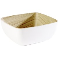 Saladier Frida APS; Dimensions GN 1/6, 1 l, 17.6x16.2x7.5 cm (LxlxH); blanc/érable; rectangulaire