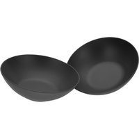 Soft Touch Black - Set di insalate da 2 pezzi CreaTable; 1500 ml, 24x7 cm (ØxH); nero; 2 pz. / Pacco