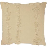 Housse de coussin à pois Svanefors; 45x45 cm (lxL); brun
