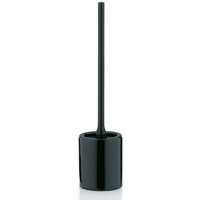 Porte-brosse Mono, céramique kela; 10.5x44.5 cm (ØxH); noir