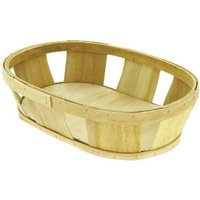 Cageot ovale 41,5x31x13 cm Prolinea; 25x9x34 cm (lxHxP); beige; 20 pièce(s) / Lot