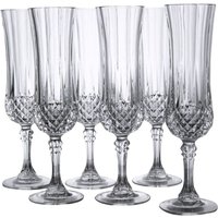 LONGCHAMP ECLAT - 6 pezzi calice da champagne 14 cl CreaTable; 140 ml, 5.5x20.5 cm (ØxH); trasparente; 6 pz. / Pacco