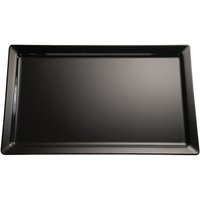 APS Plateau GN; Dimensions GN 1/1, 53x32.5x3 cm (LxlxH); noir; rectangulaire