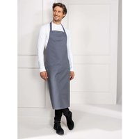 Tablier à bavette Peter Le Nouveau Chef; 100x110 cm (Lxl); gris