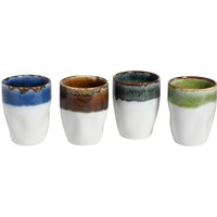 Squeezy - tazza da caffè 4 pezzi CreaTable; 300 ml, 8.5x8.5x8.5x11 cm (LxLxØxH); multicolore; 4 pz. / Pacco