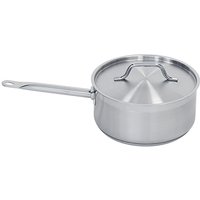 Casserole avec couvercle Stalgast; 5 l, 24x11 cm (ØxH); argenté