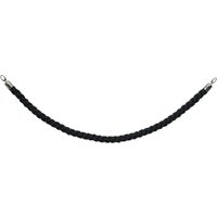 Corde tressée pour poteau d'accueil Classic - 150cm Securit; 4x0.84x150x0.84 cm (lxLxHxP); noir