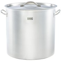 Marmite ECO avec couvercle Gredil; 71.6 l, 45x45 cm (ØxH); argenté