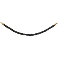 Corde tressée pour poteau d'accueil Classic - 150cm Securit; 4x0.88x150x0.88 cm (lxLxHxP); noir
