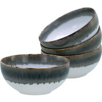 Set Buddha Bowls 4 pièces Cascade CreaTable; 0.9 l, 17.5x8.5 cm (ØxH); gris taupe; rond(e); 4 pièce(s) / Lot