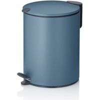 Poubelle à pédale Mats Silent Close kela; 300 cl, 17x23 cm (ØxH); bleu