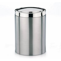 kela Cestino con coperchio oscillante Ari in acciaio inox argento opaco; 7000 ml, 19.5x27.5 cm (ØxH); argento