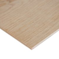 6mm Oak Veneered Poplar Plywood Crown Cut A/CC Grade 1 Side 2440mm x 1220mm (8' x 4')