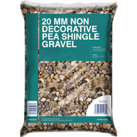 20mm Non Decorative Pea Shingle/Gravel Bag (25kg)