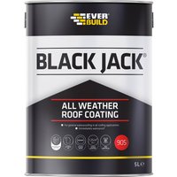 Everbuild Black Jack All Weather Roof Coat 5L