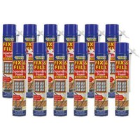 Everbuild Fix & Fill Expanding Foam Hand Held 750ml - Box of 12