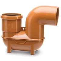 110mm Drainage Low Back P Trap Gully 90 Degree