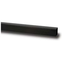 65mm Square Downpipe Black 2.5m
