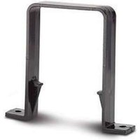 65mm Square Downpipe Bracket Black