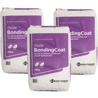 British Gypsum Thistle Bonding Coat Plaster 25kg - Pallet of 56