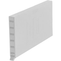 10mm x 65mm Cavity Wall Brick Weep Vent White